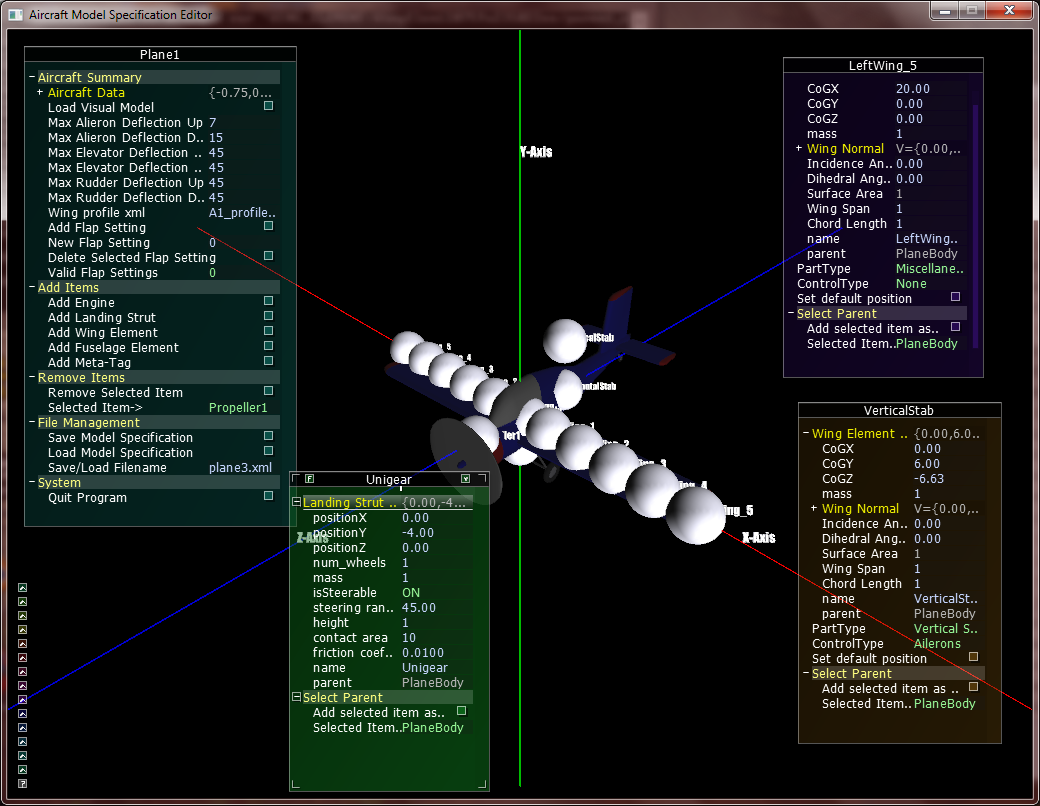 Aircraft Specification Tool